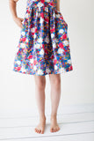 Jumper dress in Scandinavian floral