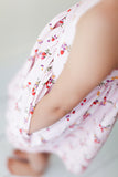 Jumper dress in Strawberry floral
