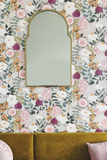 Figs + Pomegranate Floral wallpaper