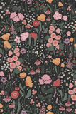 Le Jardin "The Garden" wallpaper - Black