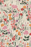 Le Jardin "The Garden" wallpaper - Sand