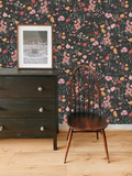 Le Jardin "The Garden" wallpaper - Black