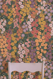 Hollyhocks wallpaper - Fall