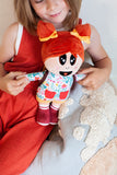 Lily Huckleberry Plush Doll with Backpack