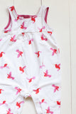 Tank romper in Hummingbirds