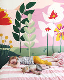 Summer clouds removable wallpaper mural