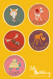 Sticker Pack - Lily Huckleberry Around the World (5 sheets)