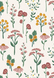 Botanic removable wallpaper - Off-white (English Afternoon collection)